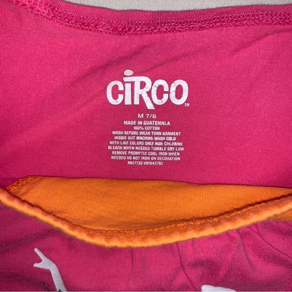 🆕 Dance Camp Pink Orange Short Sleeve Shirt Girl’s 7-8 Tee T-Shirt Spring Top - Picture 5 of 7